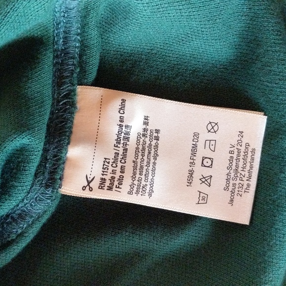 NWT Scotch & Soda Button Down Shirt For Boys - Picture 9 of 13